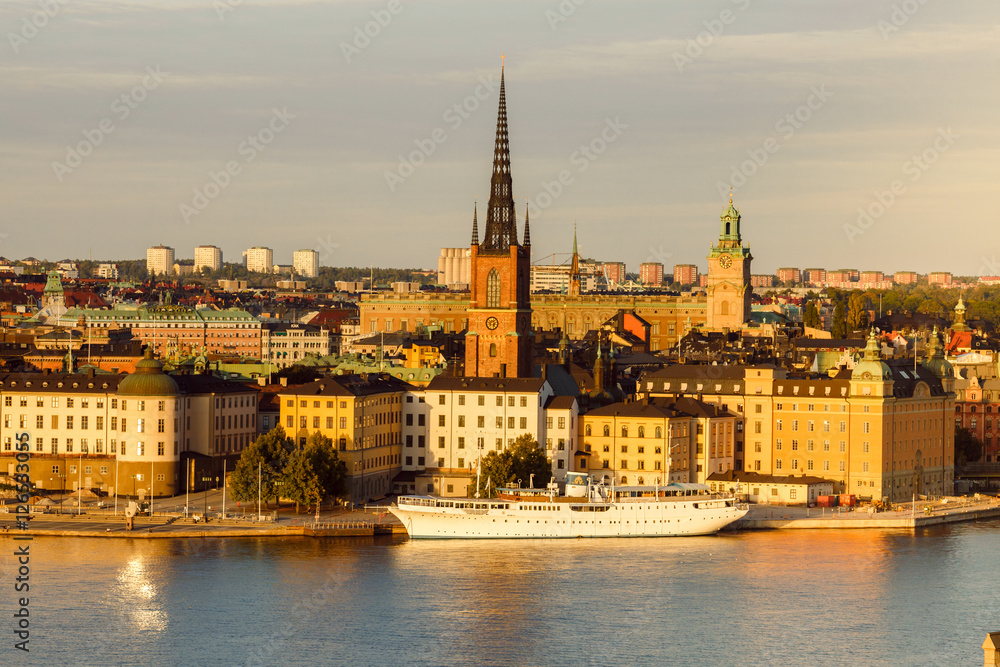 Old town Gamla Stan in Stockholm city, Sweden