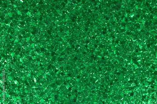 Shimmering green background for Christmas
