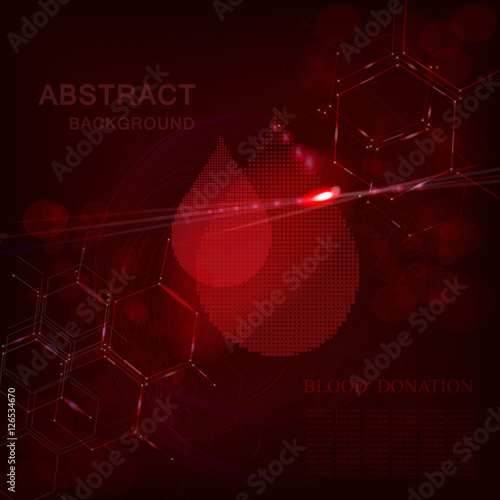 Vector illustration of Blood Donation