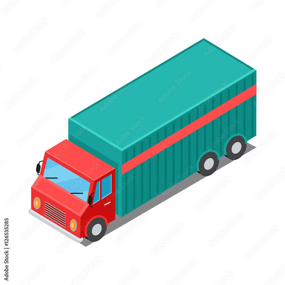 Delivery Van Truck Specialized to Deliver Cargo Delivery Van Truck Specialized to Deliver Cargo