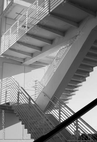 the staircase close-up outdoors