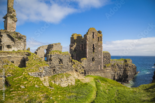 Ruinen von Girnigoe Castle, Caithness, Schottland photo