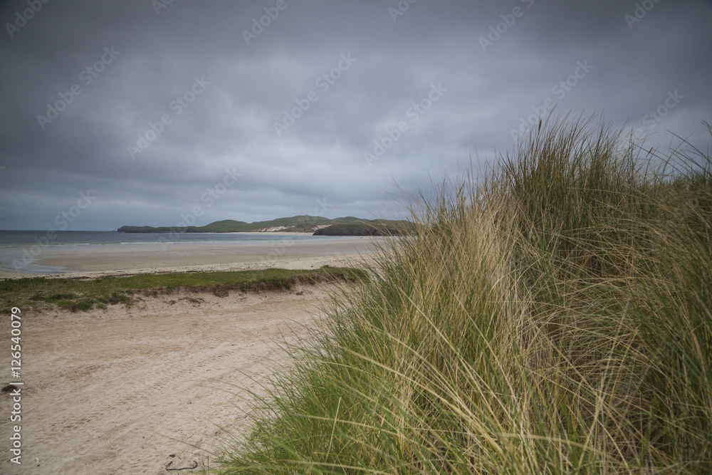 Strand in der Nähe von Durness, Lairg, Schottland Strand in der Nähe von Durness, Lairg, Schottland