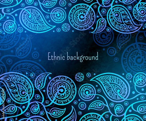Oriental decorative pattern.