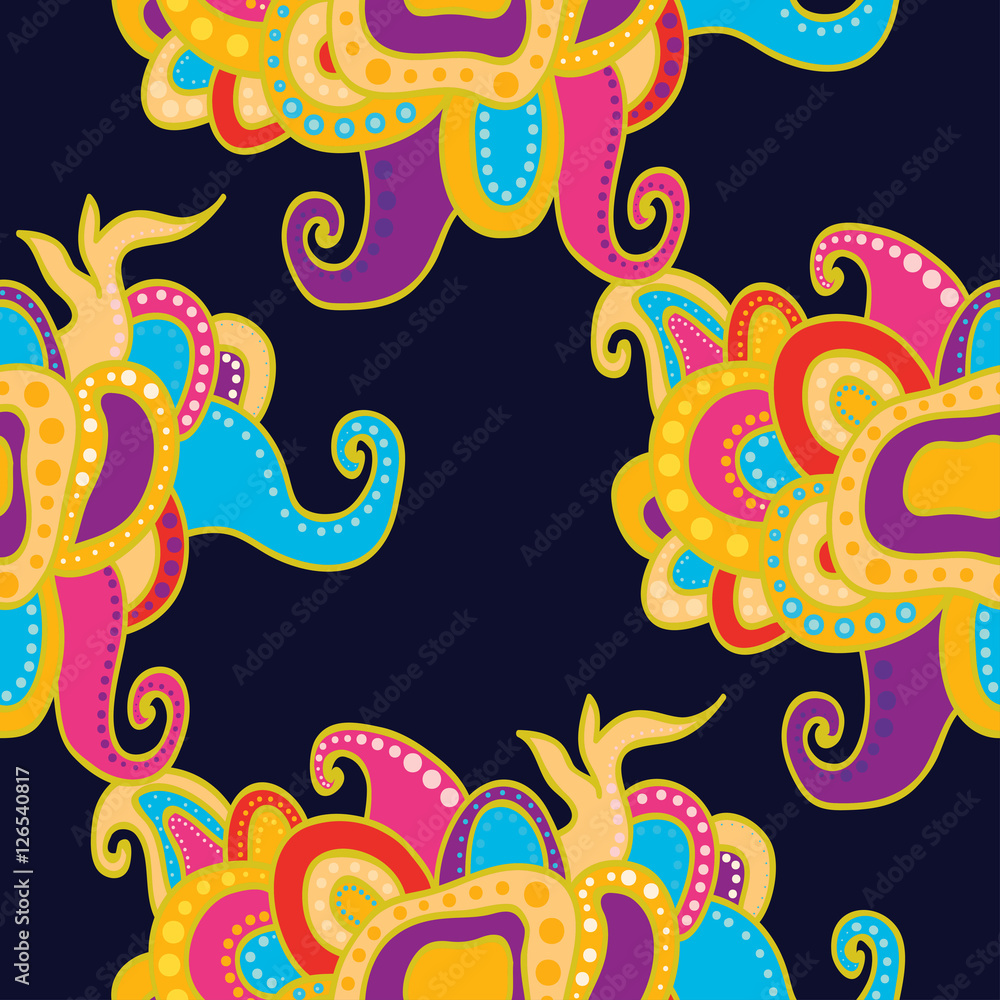 Obraz premium Abstract seamless ornamental background