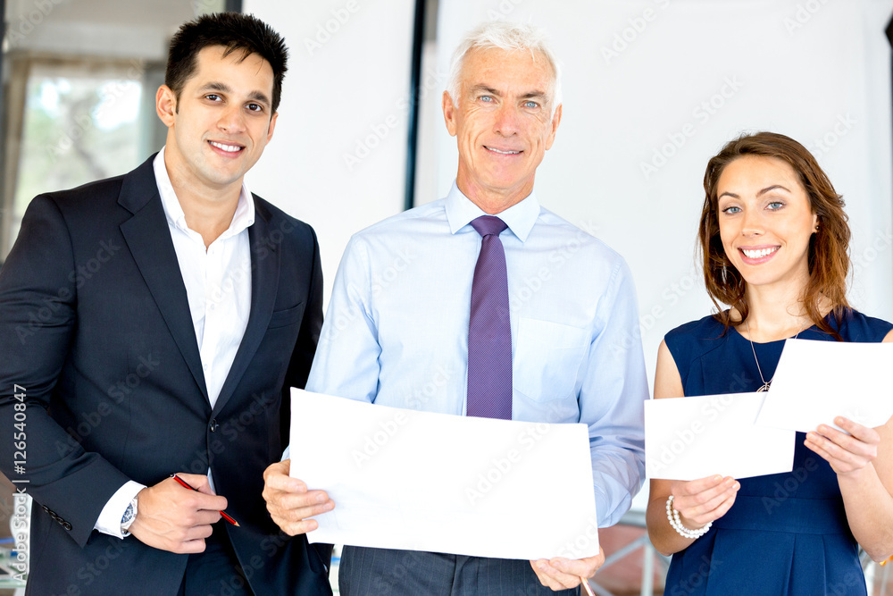 Businesspeople having meeting Businesspeople having meeting