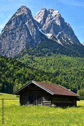 Berge und Wiesen bei Grainau