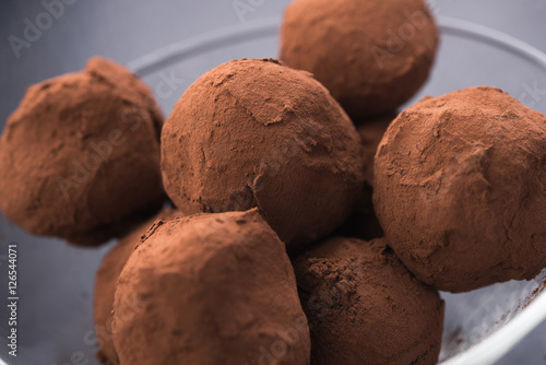 chocolate cocoa truffles © dimasobko