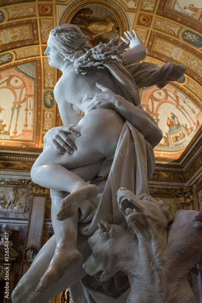Photographie Roma, museo Galleria Borghese - Ratto di Proserpina, Bernini -  Acheter-le sur Europosters.fr