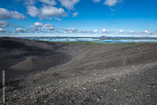 Hverfjall crater in Myvatn area, northern Iceland