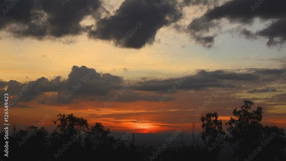 Timelapse Of Colorful Clouds After Sunset Timelapse Of Colorful Clouds After Sunset