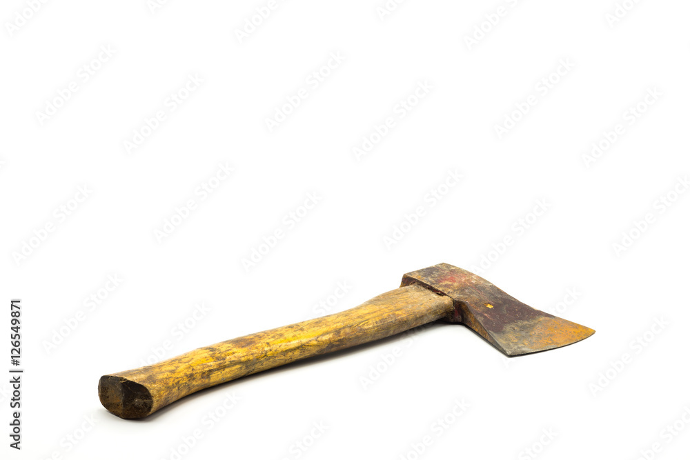 Used and old axe