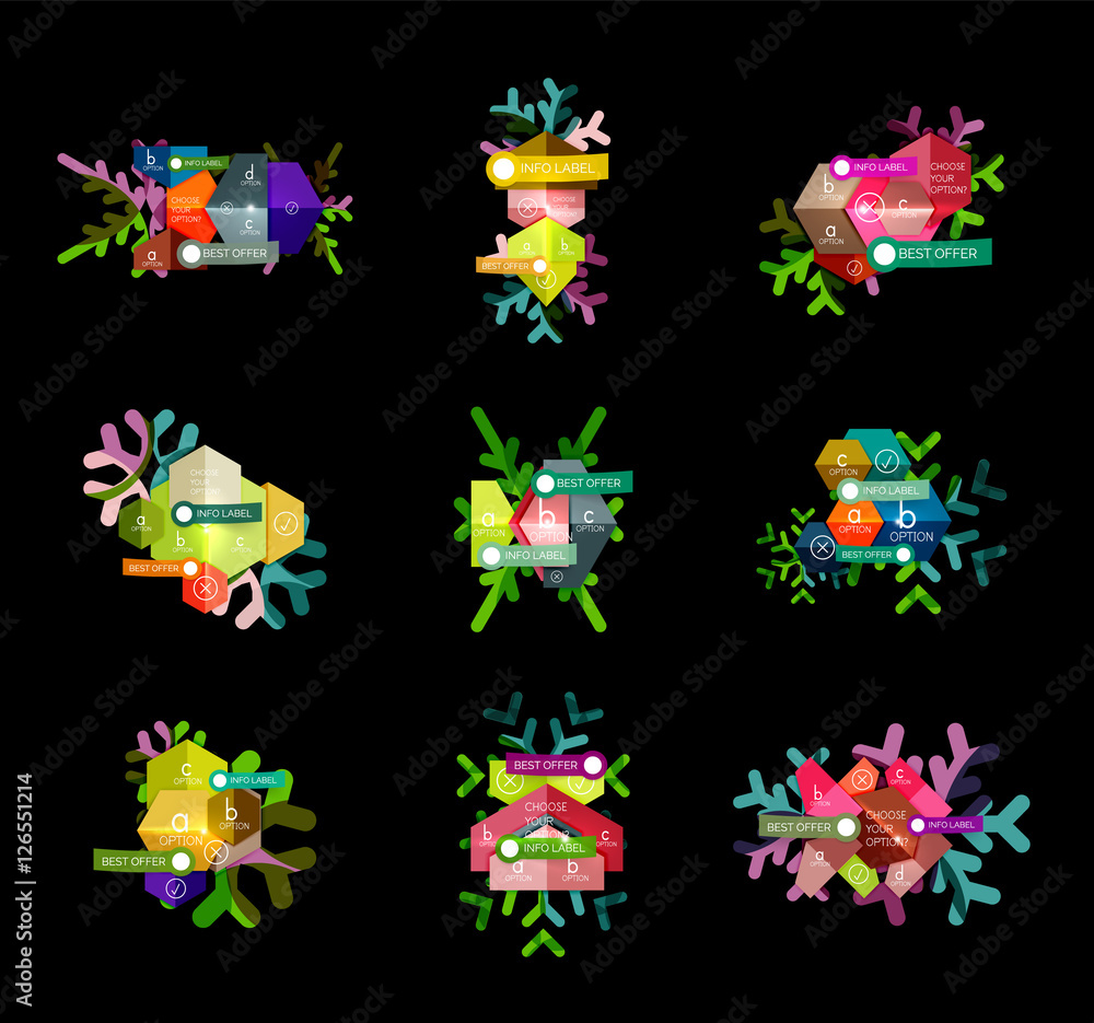 Christmas infographic business templates Christmas infographic business templates