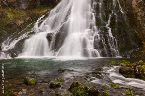 The majestic Gollinger Waterfall in Austria