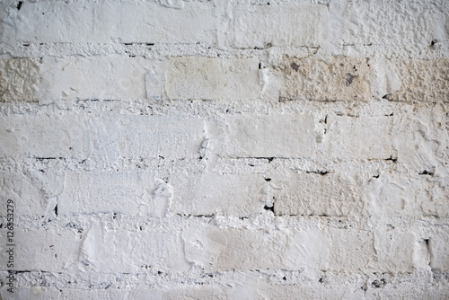 white grunge brick wall texture