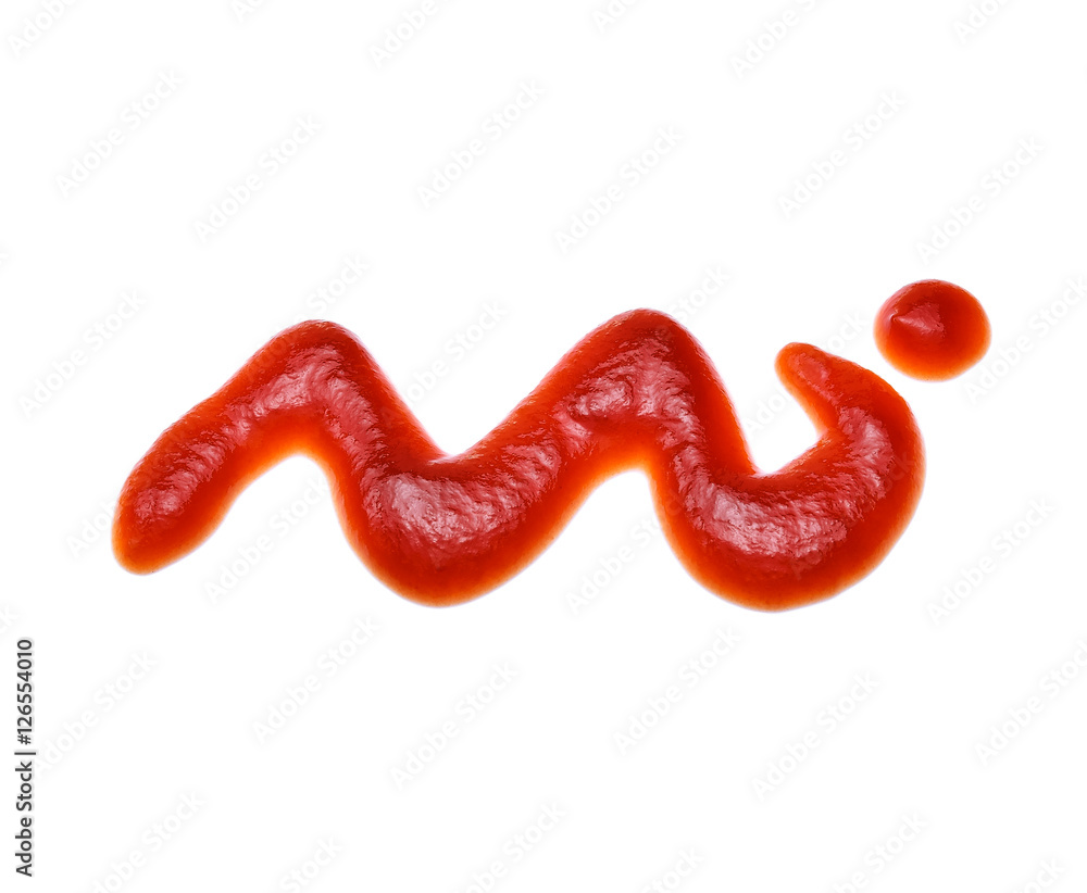tomato sauce isolated on white background tomato sauce isolated on white background