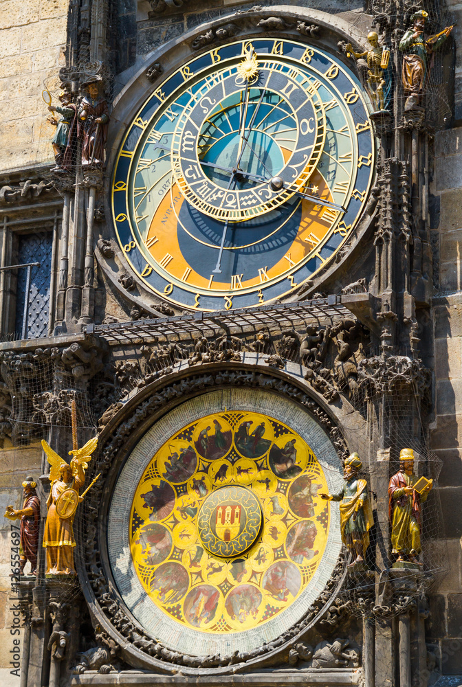 Astronomical Clock Orloj in Prague
