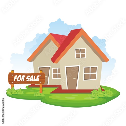 House For Sale illustration
