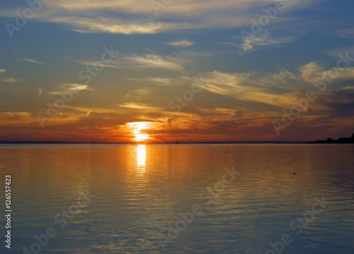  Baltic sea and sunset with reflex © Maria Brzostowska
