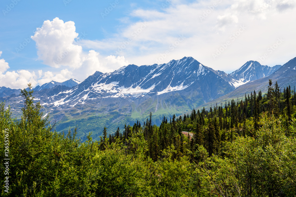 Alaska- views between Chitina and Portage- 