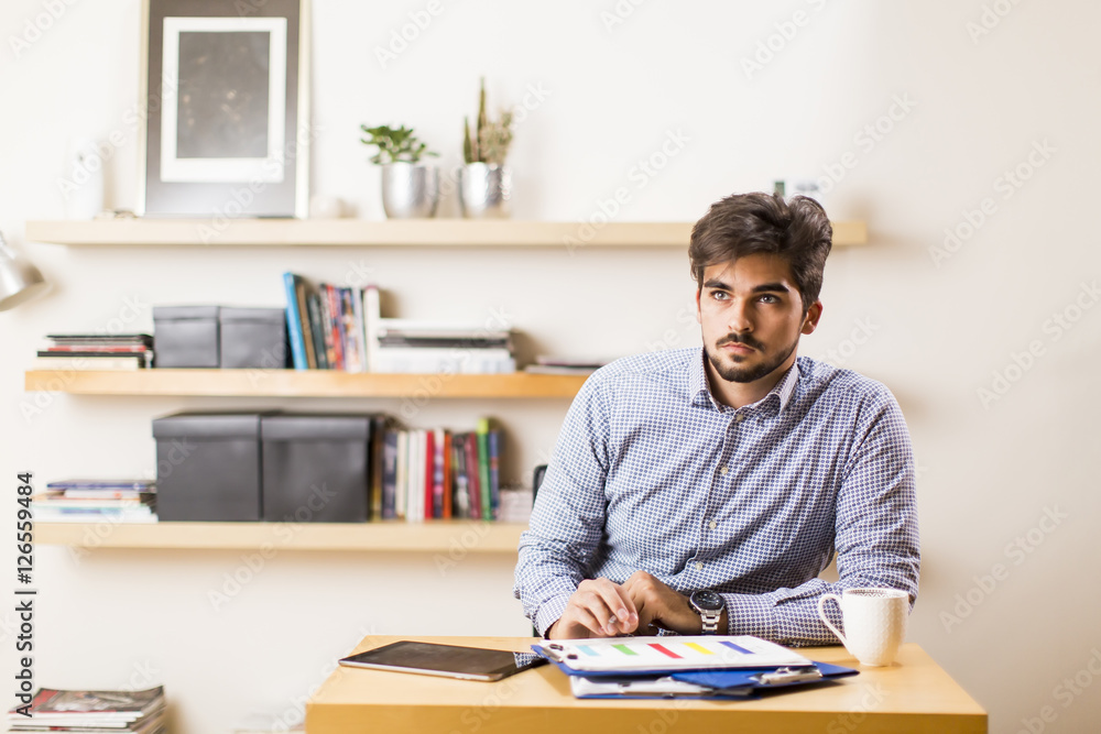 Freelancer at the desk Freelancer at the desk