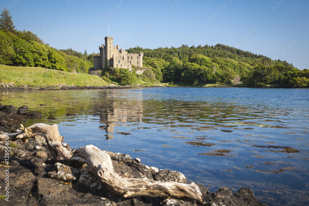 Schloss Dunvegan auf der Insel von Skye, Schottland