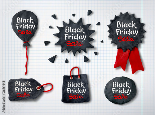 Plasticine Black Friday banners