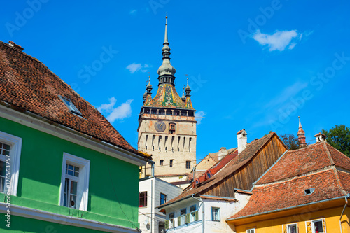 Clock Tower. Sighisoara, Ro...