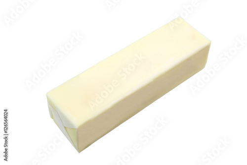 Isolated Stick of Butter No Label