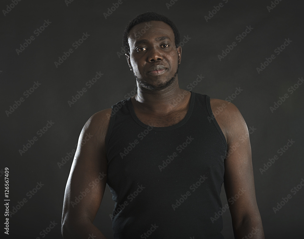 Fototapeta premium Young and attractive black man