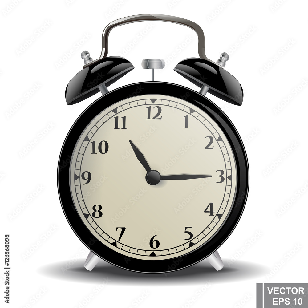 Realistic alarm clock. Morning. Time. For your design. Realistic alarm clock. Morning. Time. For your design.