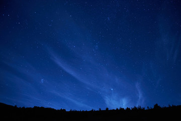 Keuken achterwand Nacht Diepblauwe nachthemel vol sterren  © Pavlo Vakhrushev