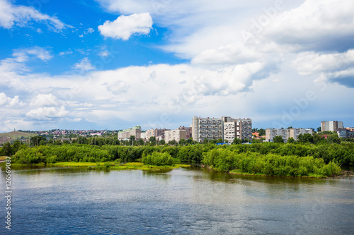 Krasnoyarsk city on Yenisey