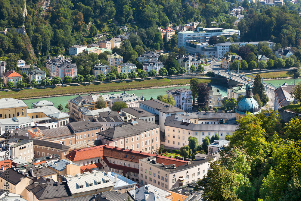 The old city of Salzburg, Austria