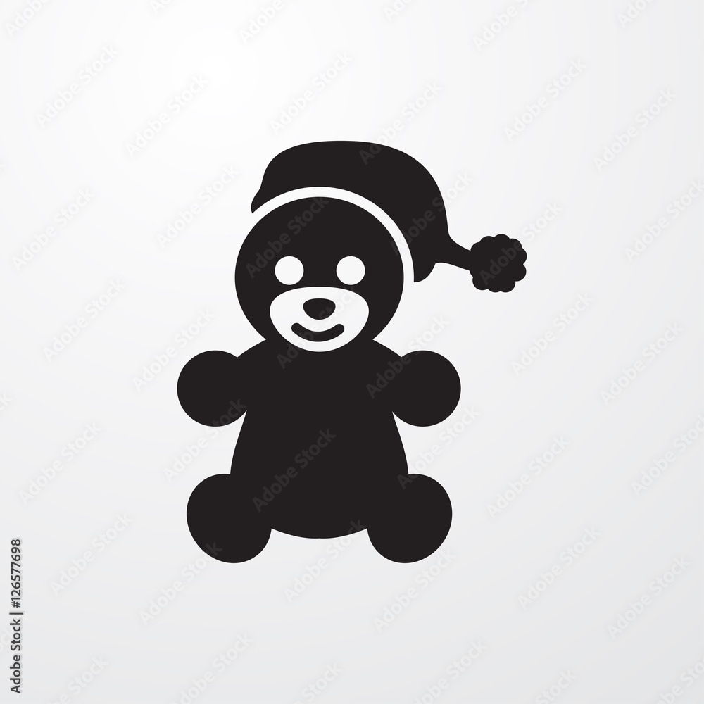 Fototapeta premium teddy bear icon illustration