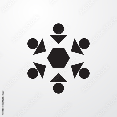 snowflake icon illustration