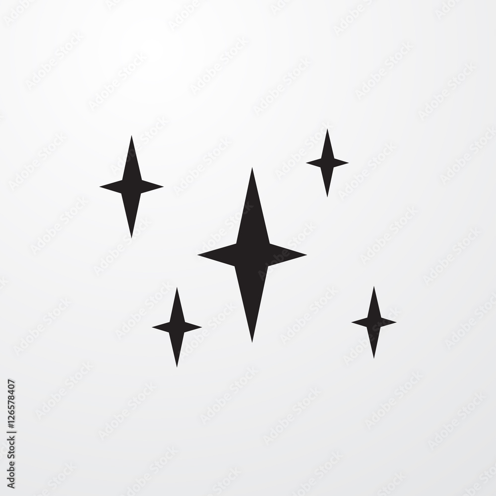 sky star icon illustration sky star icon illustration