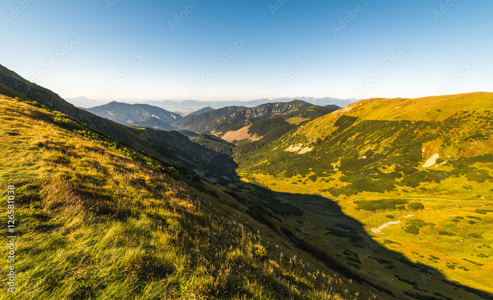 Hills in Low Tatra National Park, Slovakia