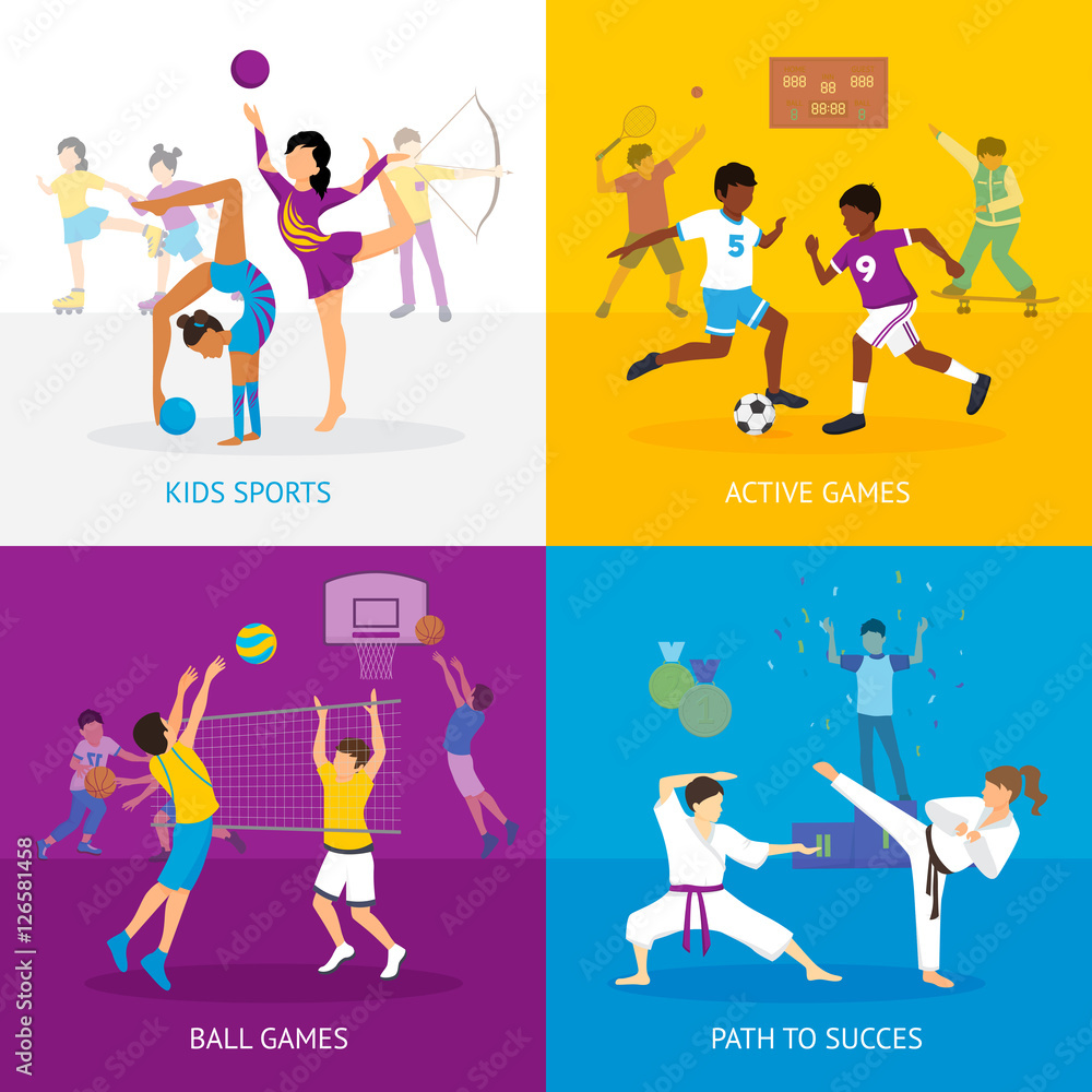 Sport Games Concept Sport Games Concept