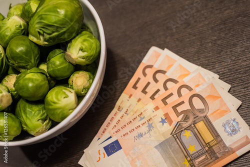 Wzrost cen euro brukselka warzywa