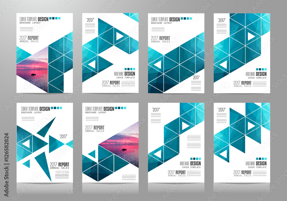 Brochure template, Flyer Design or Depliant Cover
