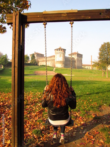 Solitario al parco - pensieri photo