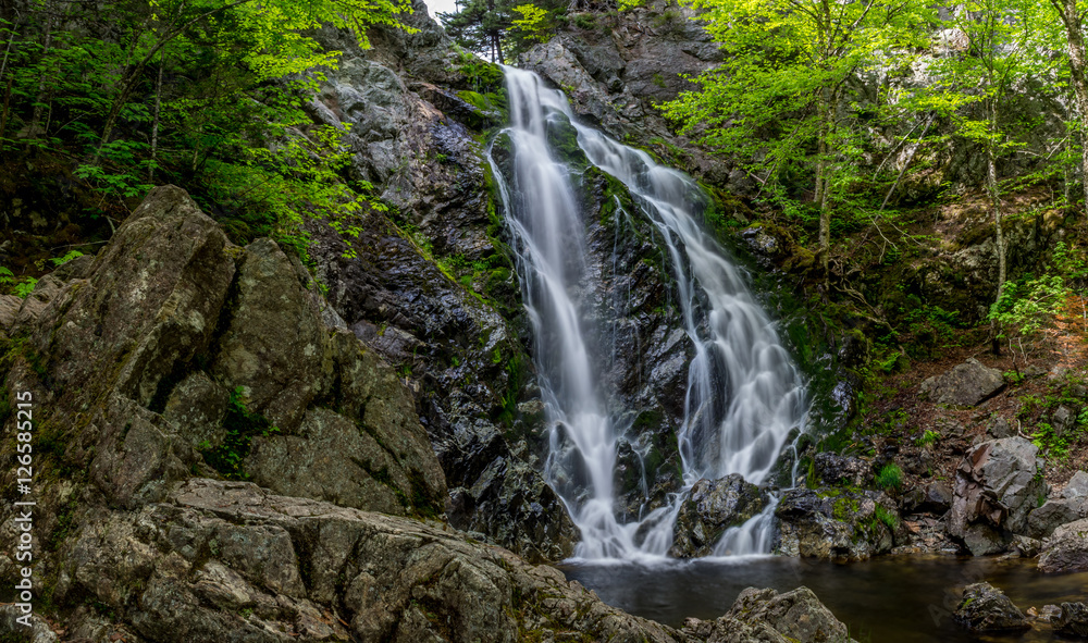 Naklejka premium Waterfall Panorama - Fundy National Park NB Canada