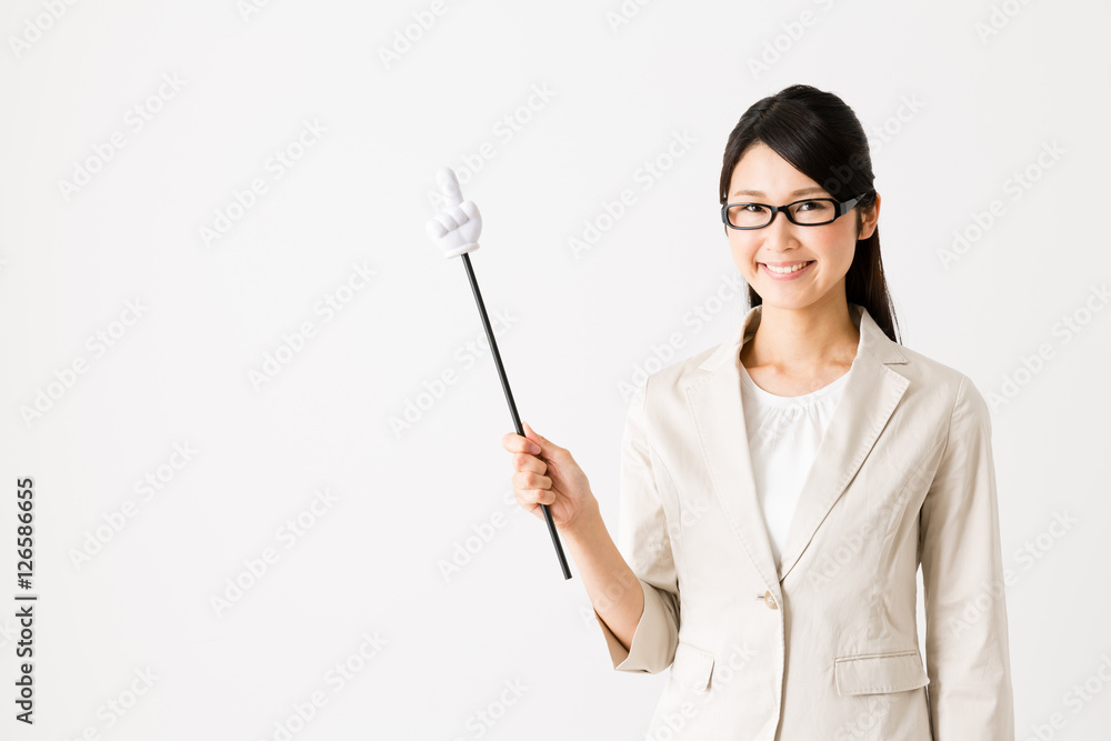 portrait of asian businesswoman isolated on white background portrait of asian businesswoman isolated on white background