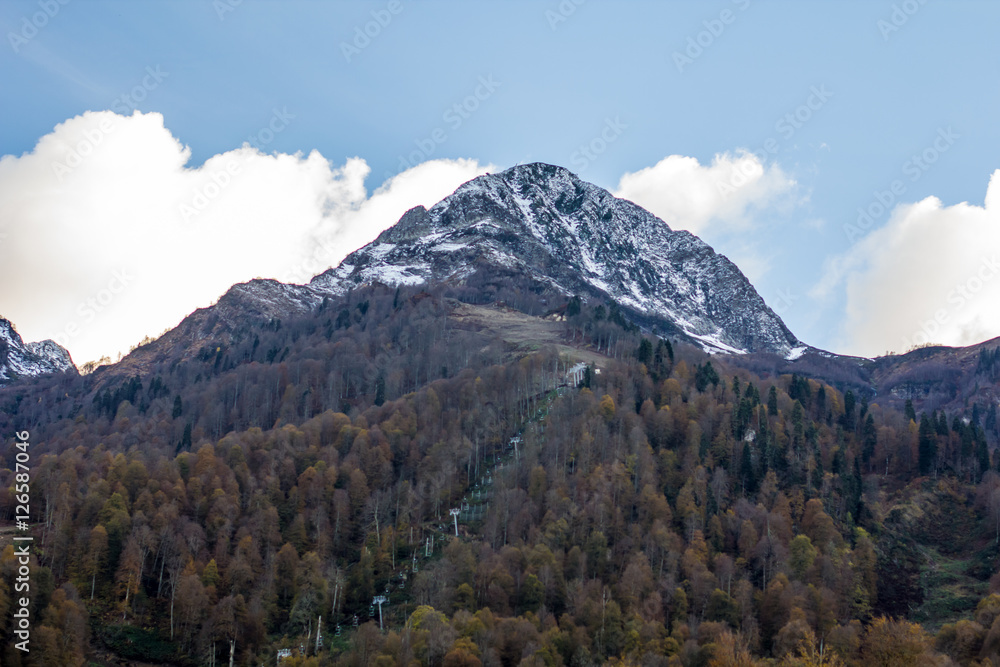 Crimean mountains at the sunny summer day.