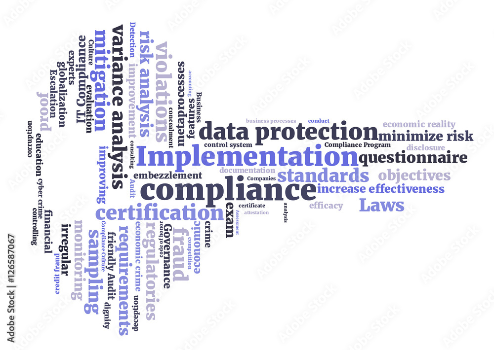 compliance word cloud shaped as a key compliance word cloud shaped as a key