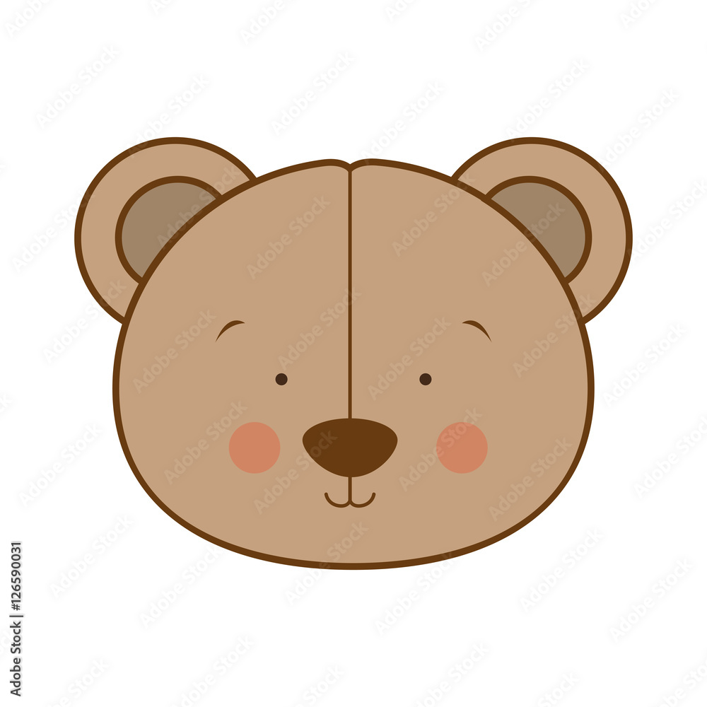 teddy bear character icon image vector illustration design teddy bear character icon image vector illustration design