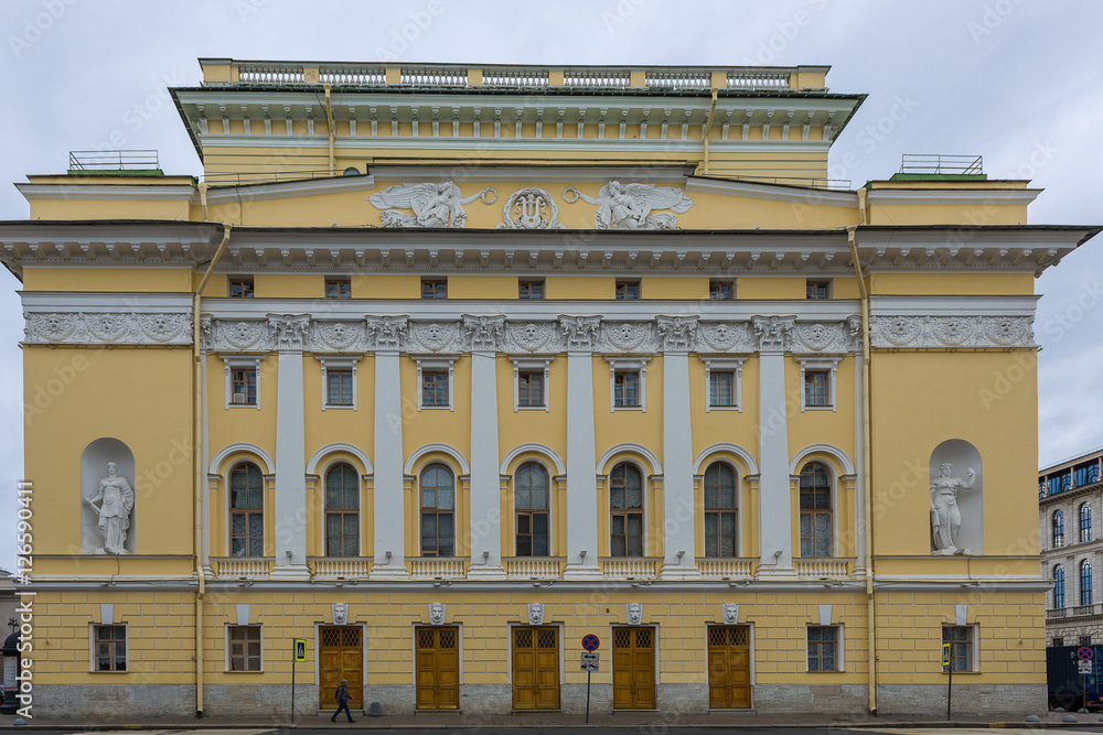 Alexandrinsky Theatre in Saint Petersburg