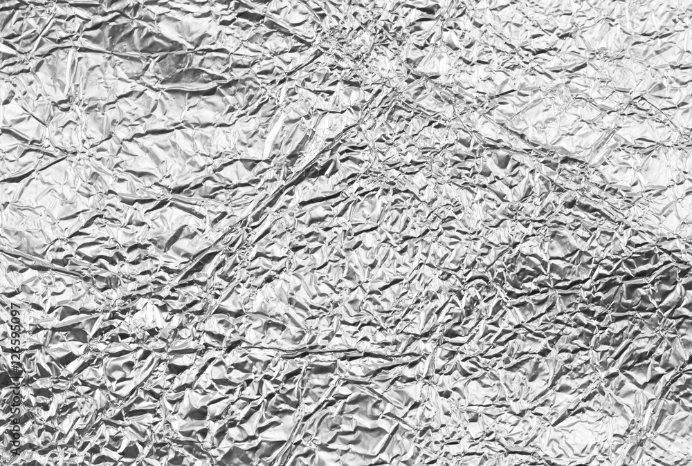 Shiny silver gray foil texture Shiny silver gray foil texture