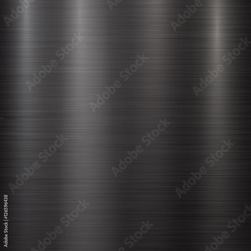 Black Metal abstract technology background with polished, brushed texture, chrome, silver, steel, aluminum for design concepts, web, prints, posters, wallpapers, interfaces. Vector illustration.